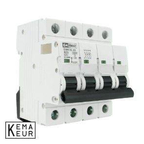 EMAT krachtgroep 3-polig+nul 20A B-kar (85004006)